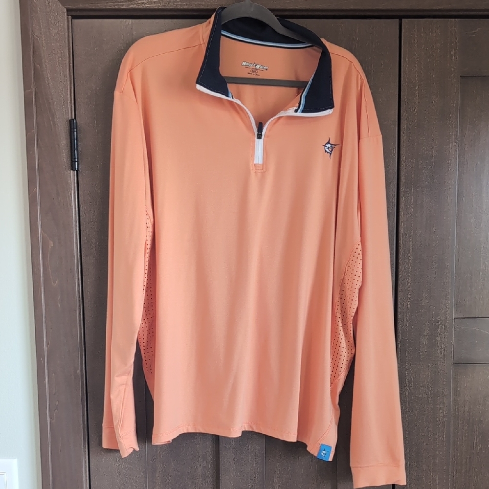 White Water Orange Long Sleeve Shirt